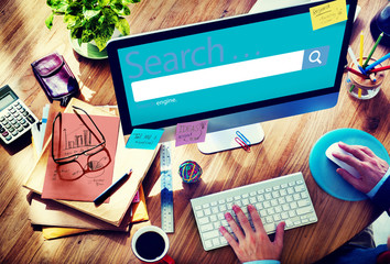 Search Seo Online Internet Browsing Web Concept