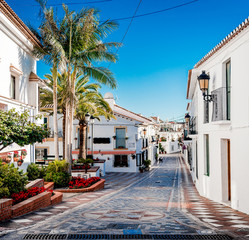 Picturesque street of Rancho Domingo. Spain