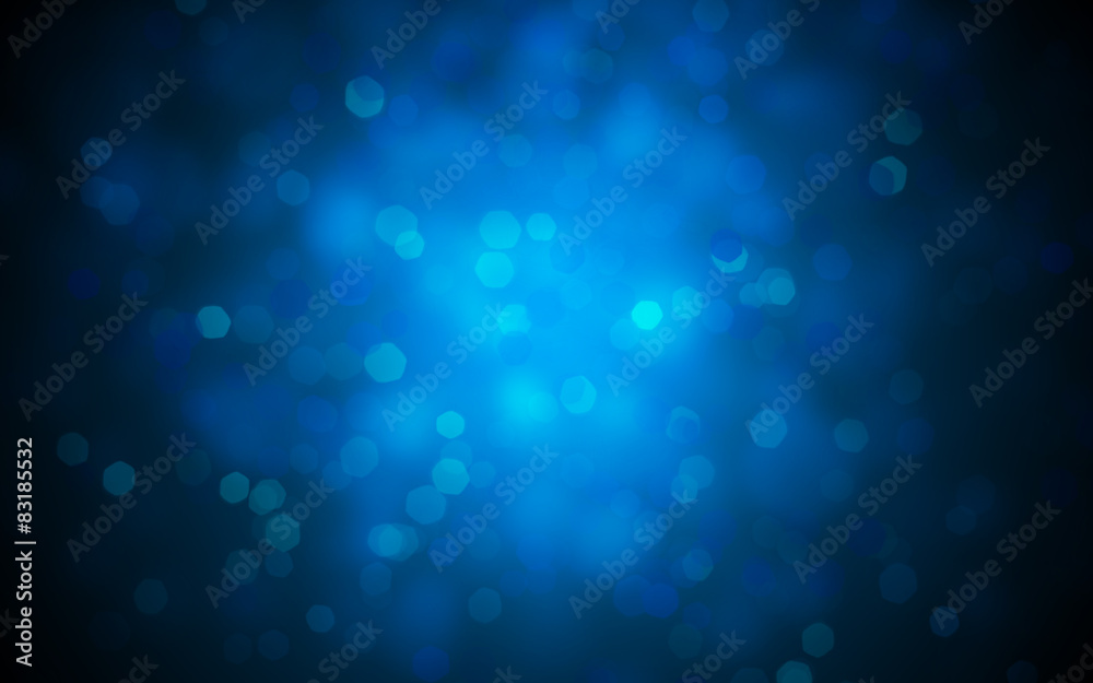 Wall mural blue abstract and blurred background illustration