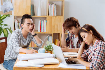 Sleepy tired architects