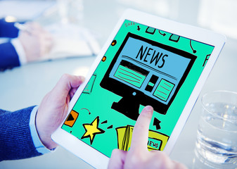 News Article Advertisement Publication Media Journalism Concept