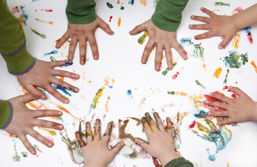 children hand