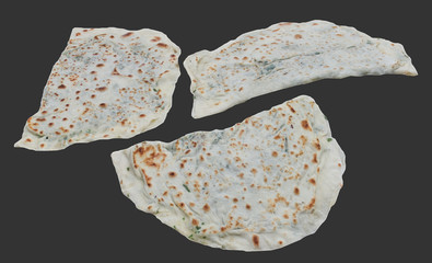 türkisches Brot,
Saç üstü ekmek