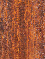 Detail einer rostigen Metalloberfläche 