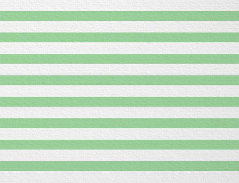 White with cheap green stripes