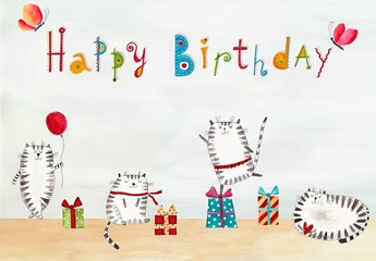 Birthday greeting card