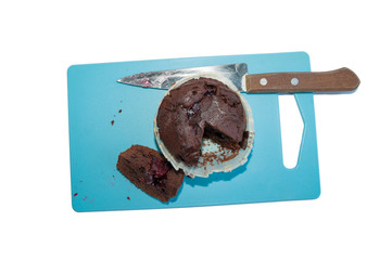 cut cupcake