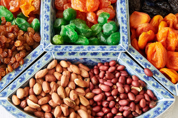 Dried fruits and nuts