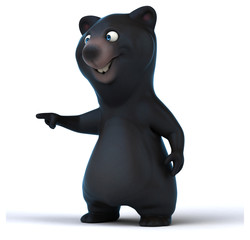 Naklejka premium Fun bear