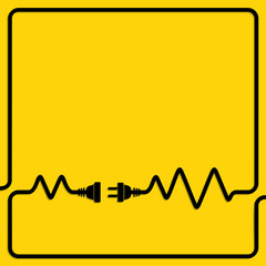  Concept connection, disconnection, electricity.