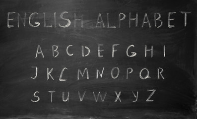 Twenty six letters of English alphabet