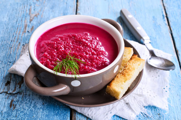 The beet soup