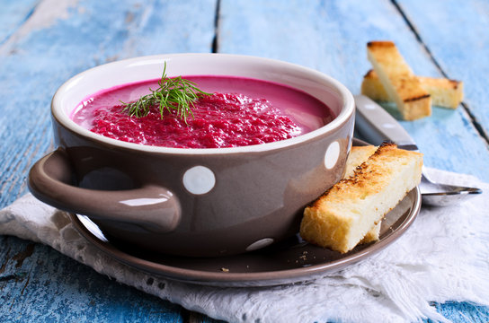 The beet soup