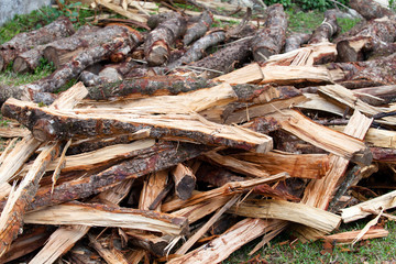 firewood stack