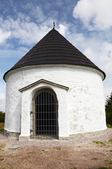 Fototapeta na wymiar Kunstatska kaple (chapel) in Orlic Mountains (Orlicke hory).