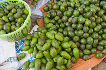 avocado background  green asia vietnam street store
