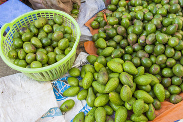 avocado background  green asia vietnam street store