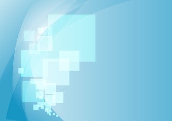 Obraz premium Vector : Abstract blue squares background