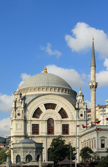 Fototapeta na wymiar Dolmabahces mosque. Istanbul, Turkey