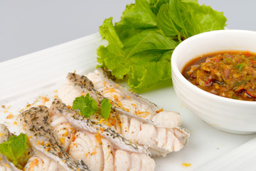 Boiled fish