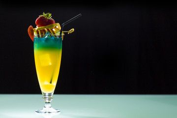 Sex on the beach cocktail