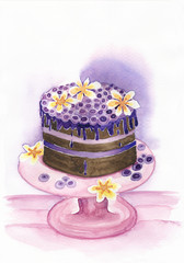 Wedding Cake Illustration, Background