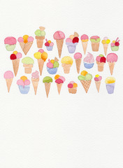 ice cream illustration