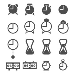 clock icons