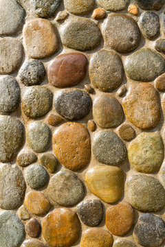 pebble wall - 2