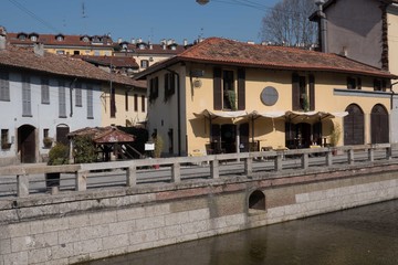 Naklejka premium navigli Vicolo dei lavandai