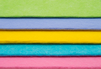 Fototapeta premium colorful felt sheets