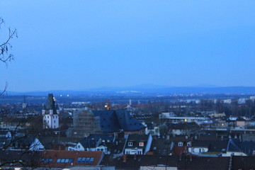 Mainz gegen Abend