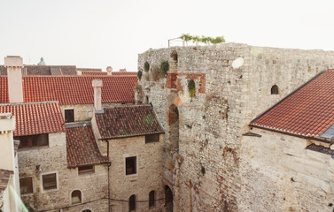 Obraz premium Tejados de Split (Croacia) 