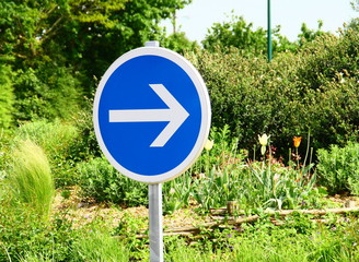 panneau de signalisation,sens unique © Patryssia