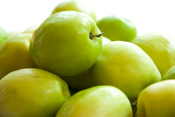 fresh green jujube