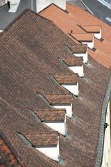 Hausdach mit Dachgauben