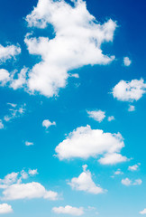 blue sky background with white clouds