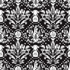 Baroque Seamless Pattern Vector