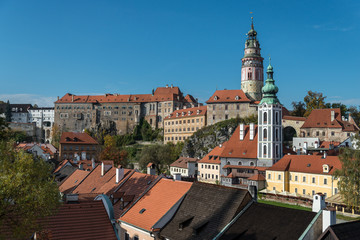 Fototapeta na wymiar Český Krumlov, ein Stadt in Tschechischen Republik