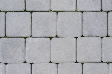 texture of the gray paving