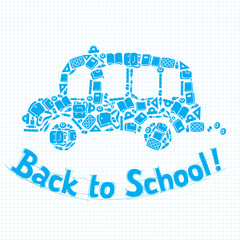 Back to school design template 