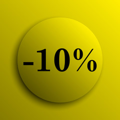 10 percent discount icon