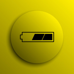 2 thirds charged battery icon