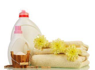 Washing powder and Cleaning items with flowers