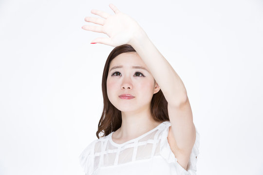 UVイメージ　美肌の女性