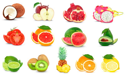 fruit collage