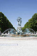Fototapeta na wymiar Fontaine Carpeaux à Paris