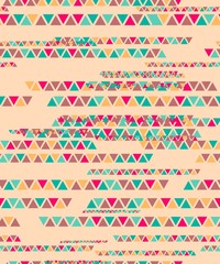 Abstract geometric triangle seamless pattern