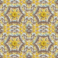 Glass floral seamless generated texture