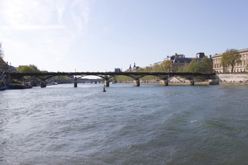 Pont des Arts sur la Seine à Paris	